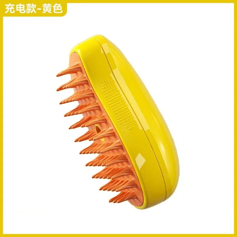 Cepillo de vapor para perros y gatos, pulverizador eléctrico para masaje, herramienta de aseo para mascotas, 3 en 1 Spray eléctrico, peines de masaje - Electric steam brush for dogs and cats, 3-in-1 tool